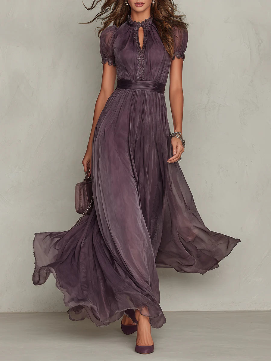 Flavia • Vestido con escote de ojo de cerradura