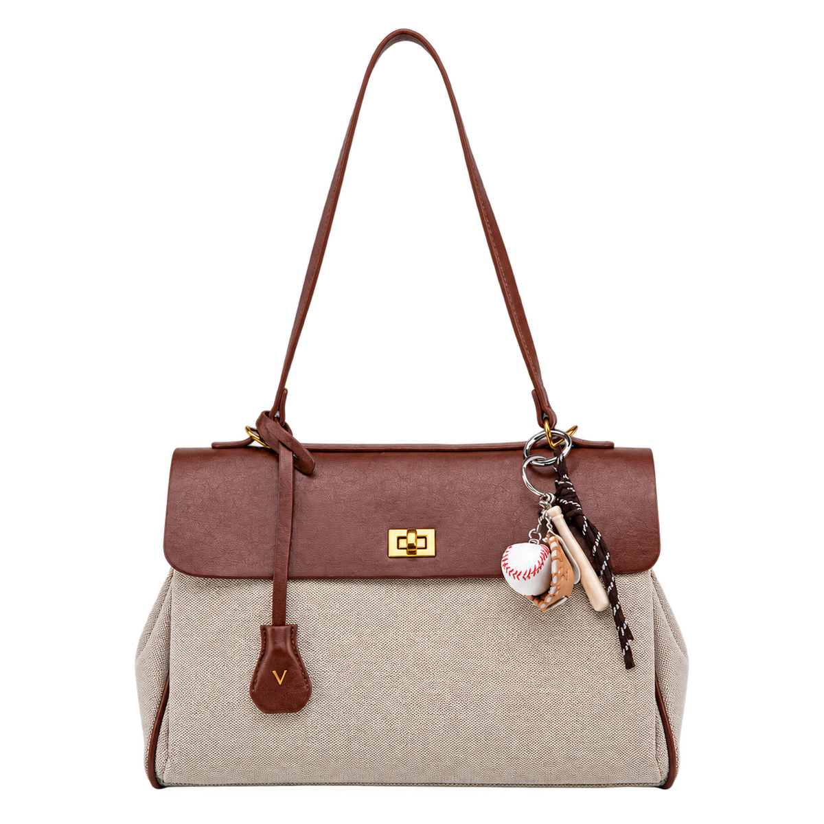 Soft Volume Leather Bag — front view