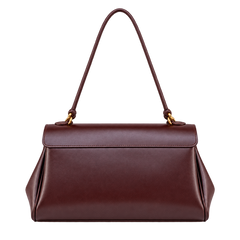 Borsa a patta vintage effetto pelle — vista trasera
