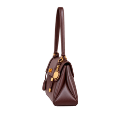 Borsa a patta vintage effetto pelle — vista lateral