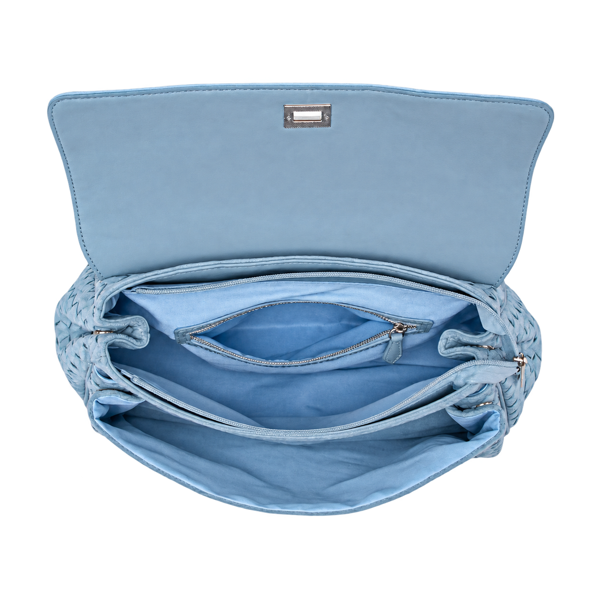 Ciara Vintage Blue Woven — 5 open |oriona-color:Blue Woven|
