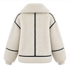 Katherine | Women's Oversized Teddy Jacket — back