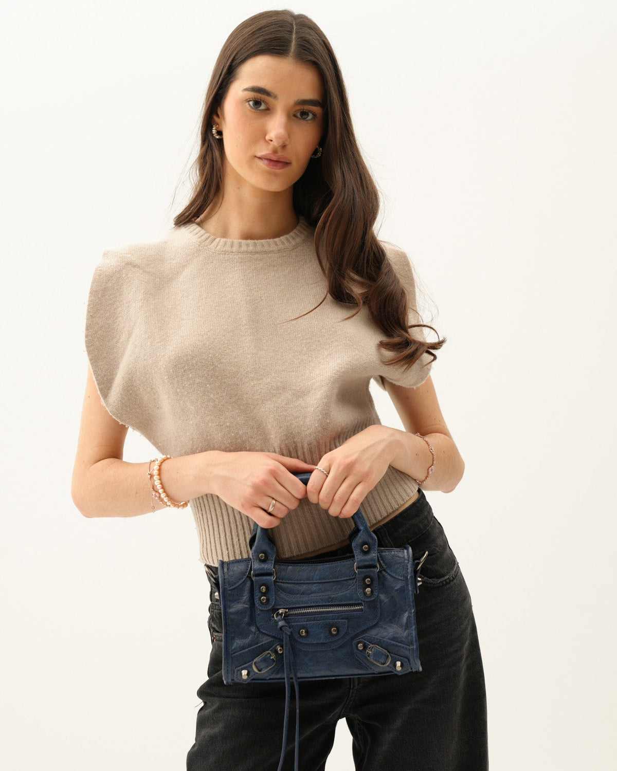 Borsa It Girl piccola - Blu navy — immagine 1