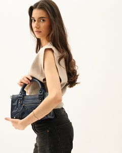Borsa It Girl piccola - Blu navy — immagine 6