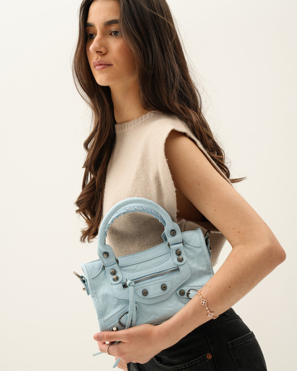 Borsa It Girl piccola - Azzurro baby — immagine 1