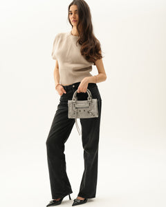 Borsa It Girl piccola - Grigio chiaro — immagine 1