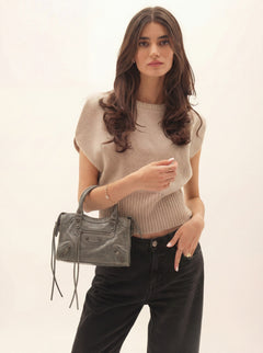 Borsa It Girl piccola - Grigio scuro — immagine 1