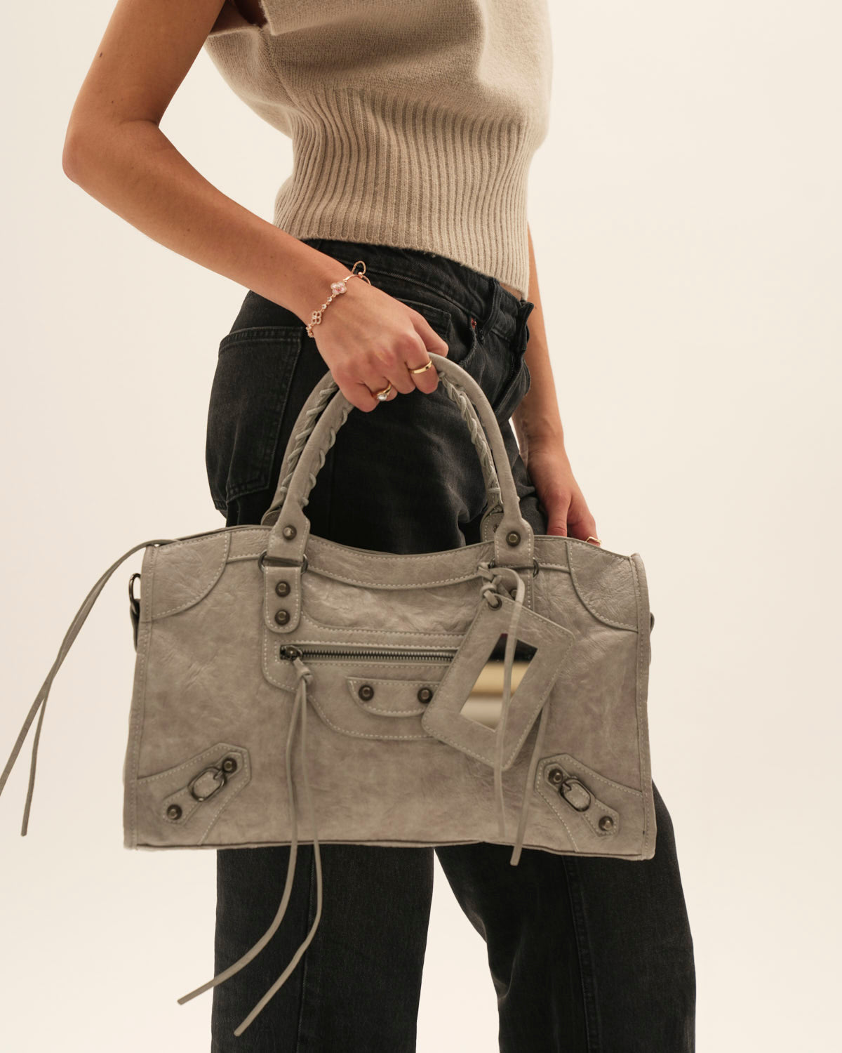 Large City Bag - Light Grey — image 3