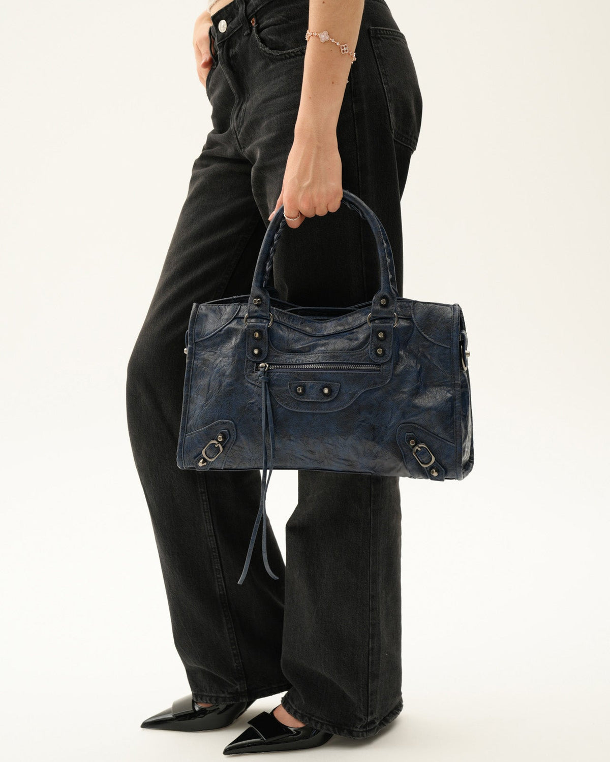 Borsa It Girl media - Blu navy — immagine 5