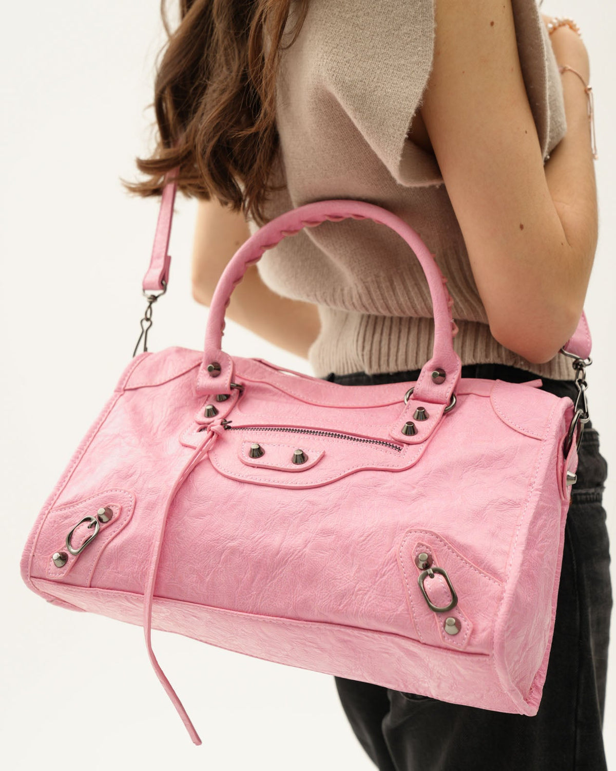 Borsa It Girl media - Rosa baby — immagine 5