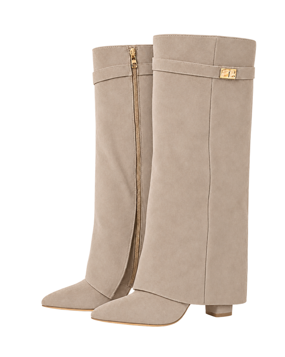 Stivali Lavista in camoscio beige, vista 1 |oriona-color:Beige|