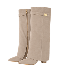 Stivali Lavista in camoscio beige, vista 1 |oriona-color:Beige|