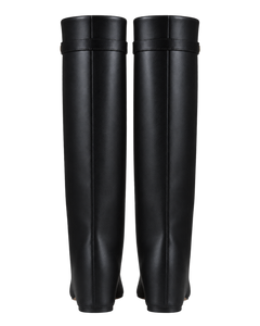 Stivali Lavista in pelle Nero - coppia, vista retro