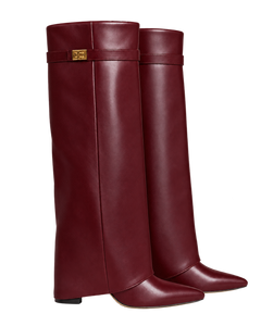 Stivali Lavista in pelle Bordeaux - coppia, vista lato esterno