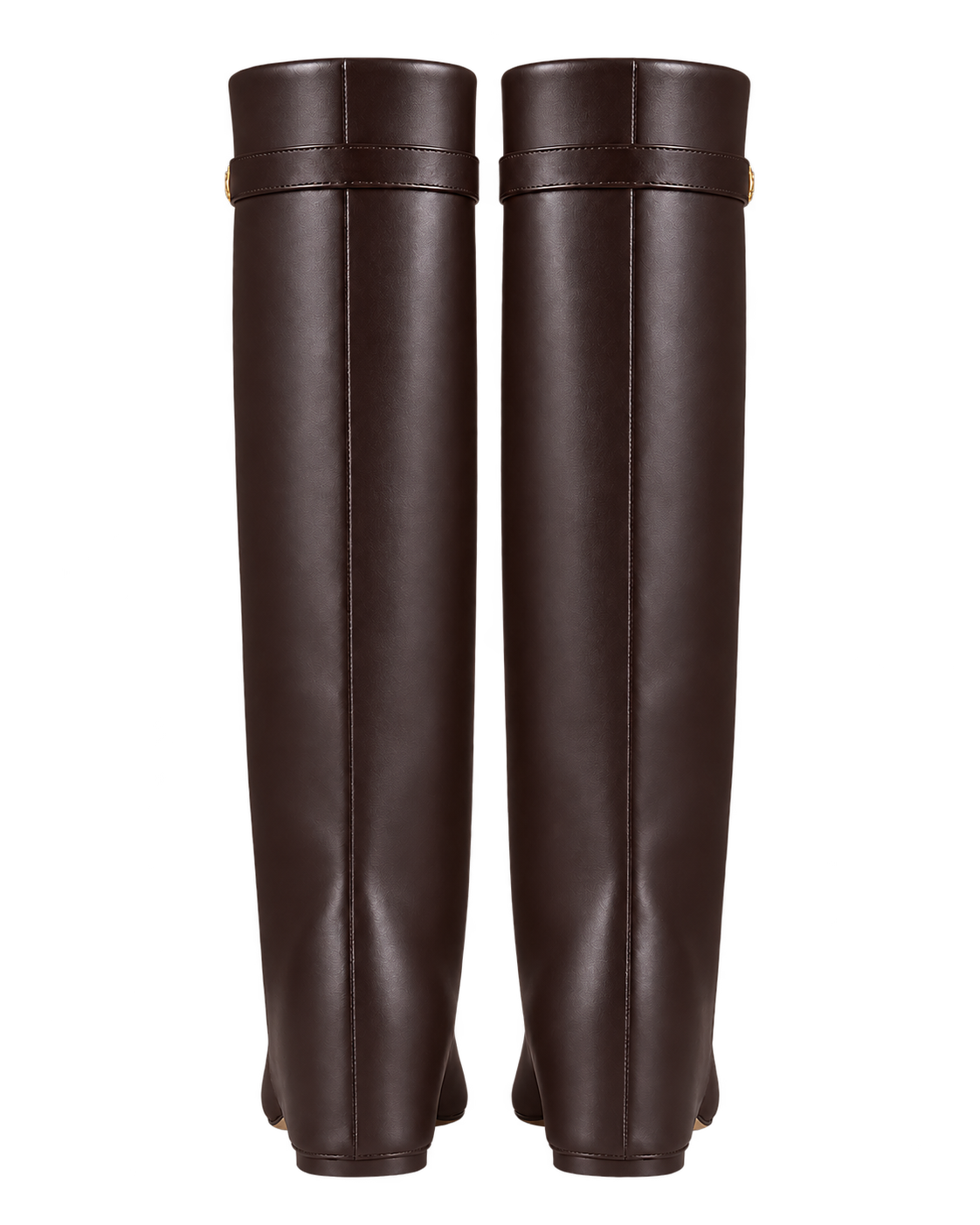 Stivali Lavista in pelle Marrone scuro - coppia, vista retro