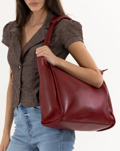 Iconic cut laptop bag — Burgundy — 5 |oriona-color:Burgundy|