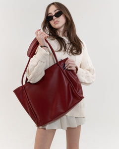Iconic cut laptop bag — Burgundy — 4 |oriona-color:Burgundy|