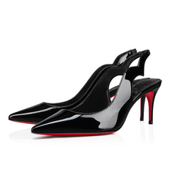 Serena Slingback Heels - Black — view 1