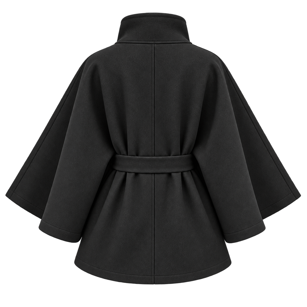 Lightweight Structured Jacket — Black — posteriore |oriona-color:Black|