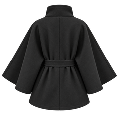 Lightweight Structured Jacket — Black — posteriore |oriona-color:Black|