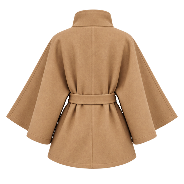 Lightweight Structured Jacket — Khaki — posteriore |oriona-color:Khaki|