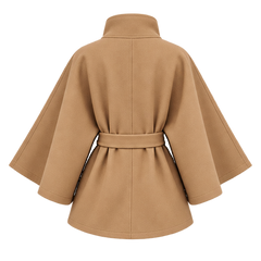 Lightweight Structured Jacket — Khaki — posteriore |oriona-color:Khaki|