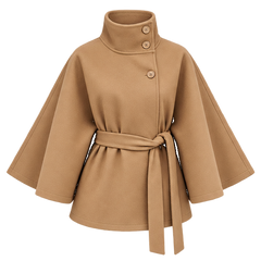 Lightweight Structured Jacket — Khaki — frontale |oriona-color:Khaki|