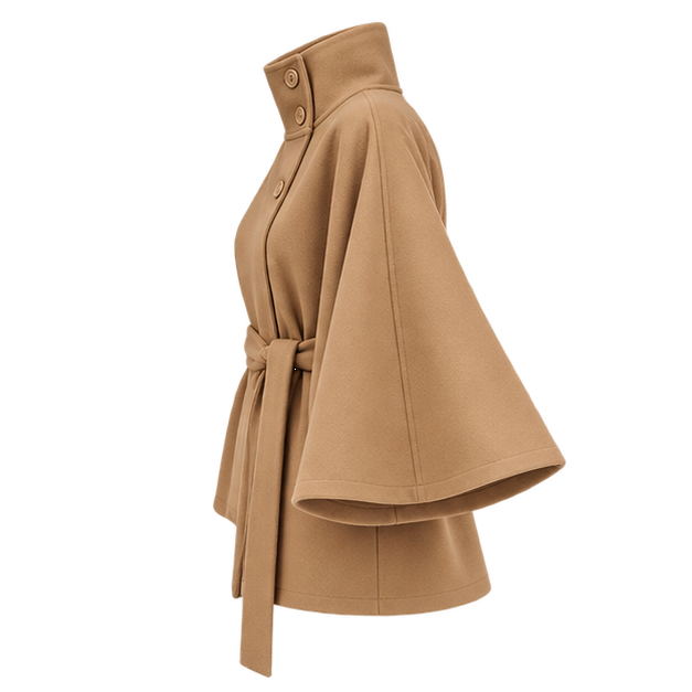 Lightweight Structured Jacket — Khaki — laterale |oriona-color:Khaki|