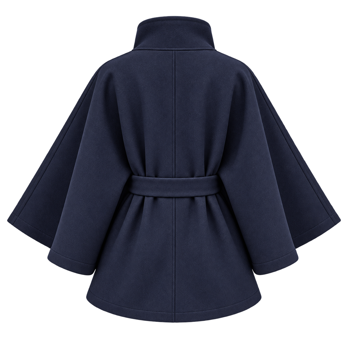 Lightweight Structured Jacket — Navy Blue — posteriore |oriona-color:Navy Blue|