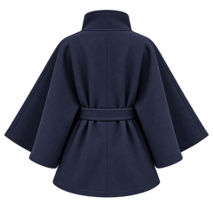 Lightweight Structured Jacket — Navy Blue — posteriore |oriona-color:Navy Blue|