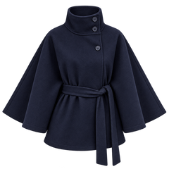 Lightweight Structured Jacket — Navy Blue — frontale |oriona-color:Navy Blue|
