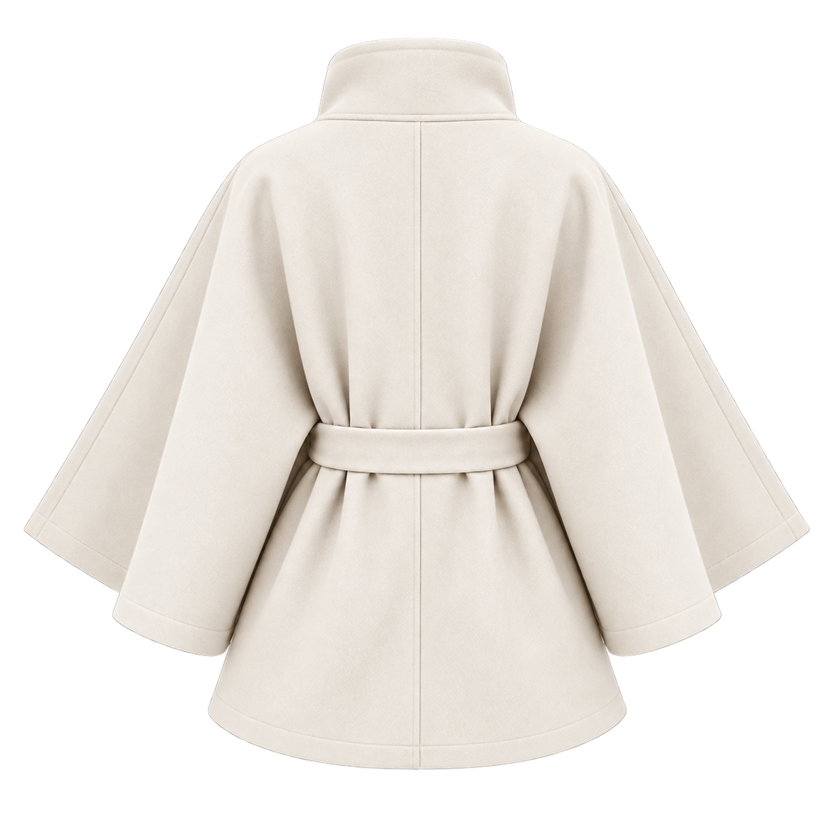 Lightweight Structured Jacket — White — posteriore |oriona-color:White|