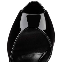Me Dolly 100 Patent Mules — Black — 5