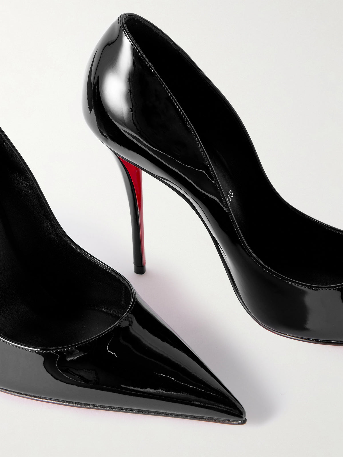 Miss Z 100 patent-leather pumps — Black — 4