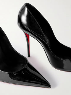 Miss Z 100 patent-leather pumps — Black — 4
