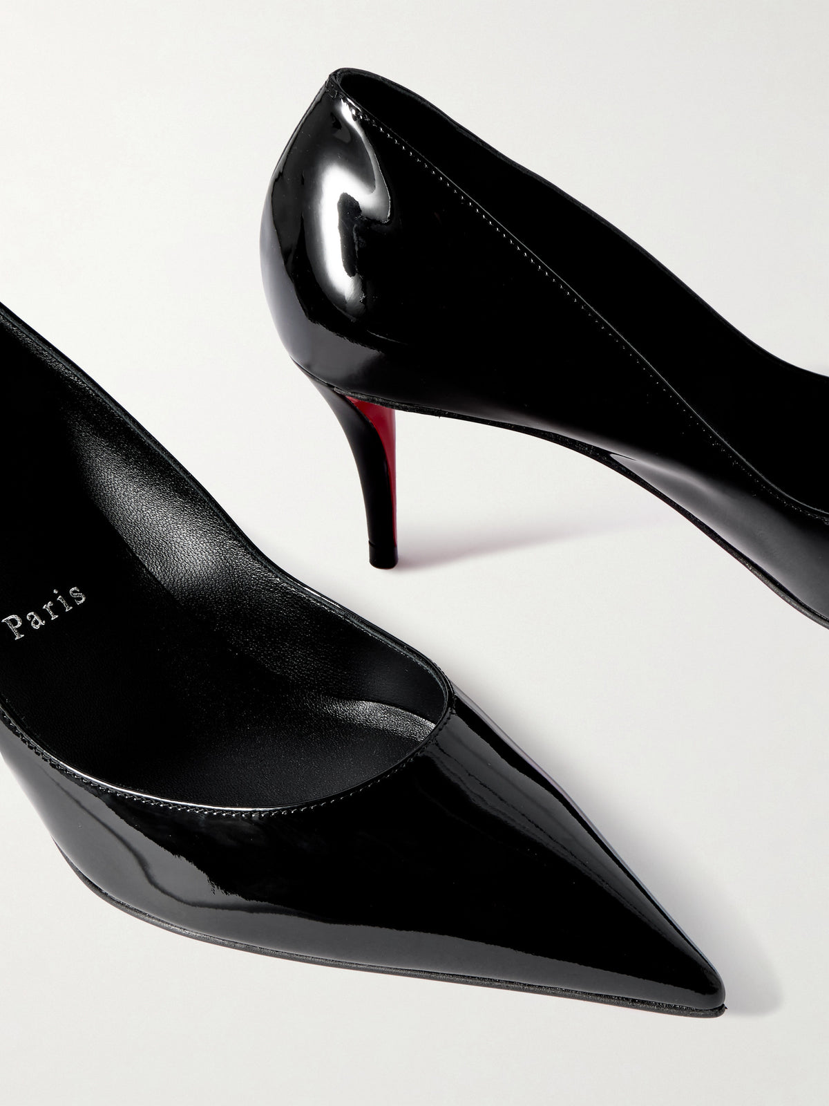 Miss Z 60 patent-leather pumps — Black — 5