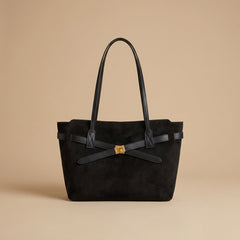 Gold-Tone Buckle Tote Bag |oriona-color:Black|