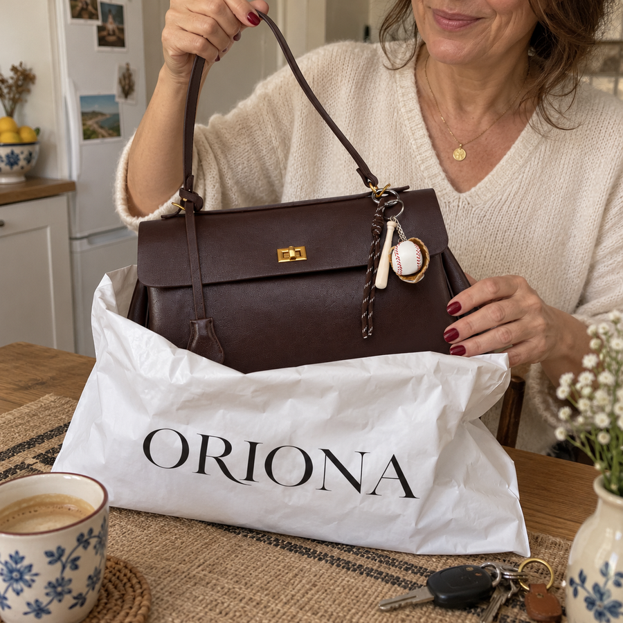 Imagen ilustrativa de bolso Oriona en casa