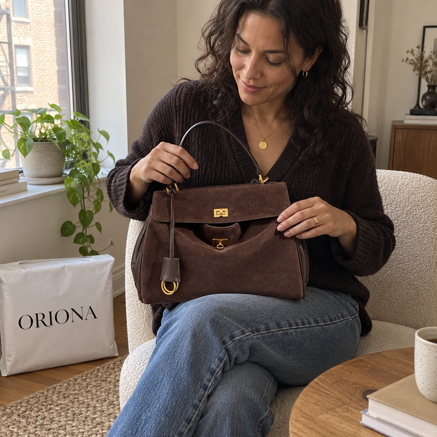 Foto illustrativa de Borsa in Pelle Design Distintivo Oriona