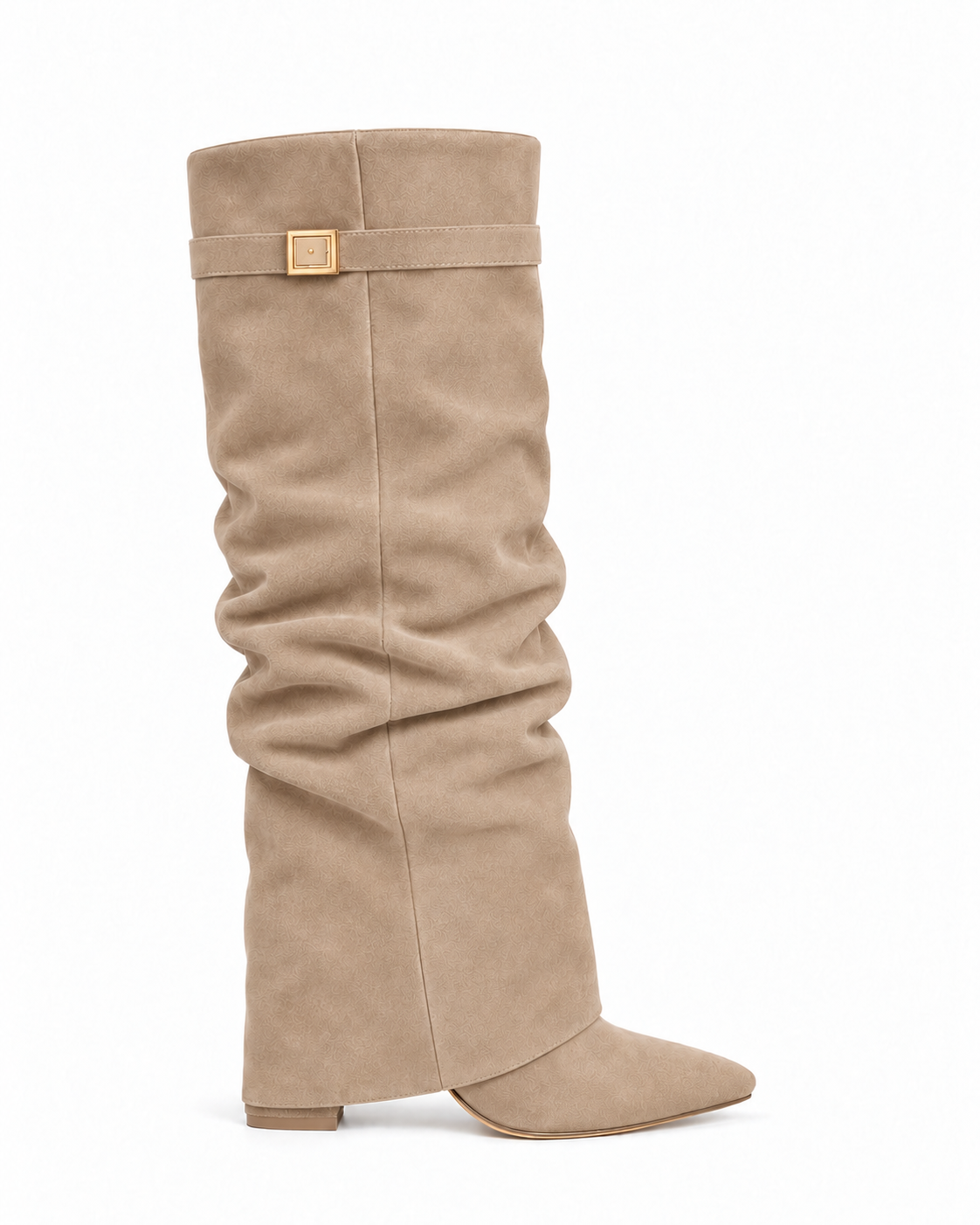 Stivali Lavista in camoscio morbido Beige - stivale su fondo bianco |oriona-color:Beige|