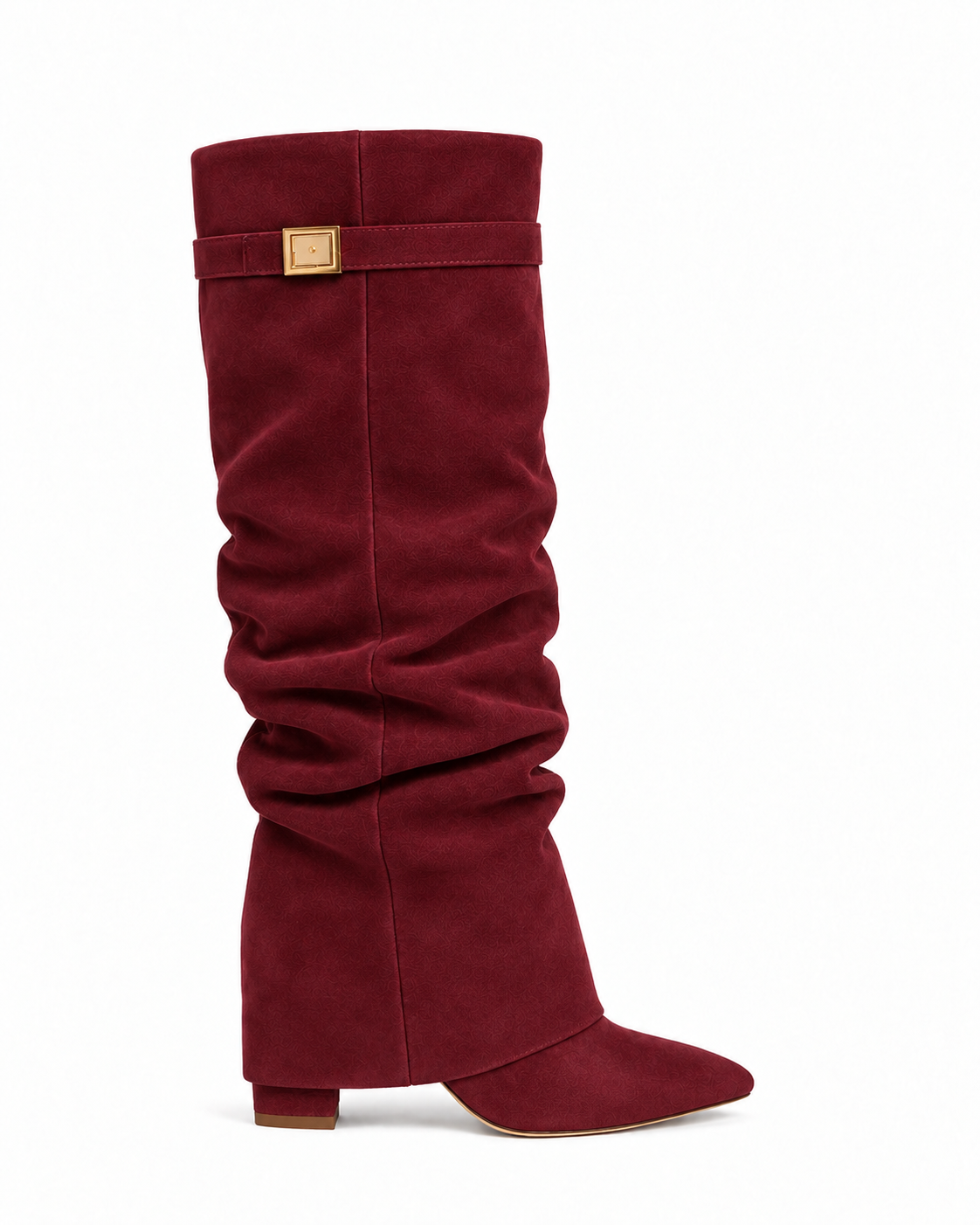 Stivali Lavista in camoscio morbido Bordeaux - stivale su fondo bianco |oriona-color:Bordeaux|