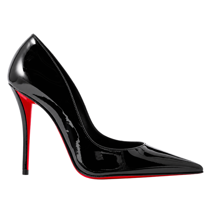 Charlotte Patent Heels - Black