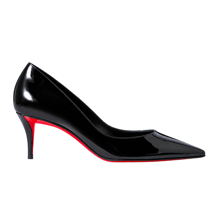 Clara Patent Heels - Black