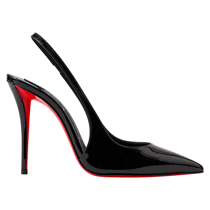 Eloise Slingback Heels - Black