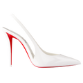 Eloise Slingback Heels - White