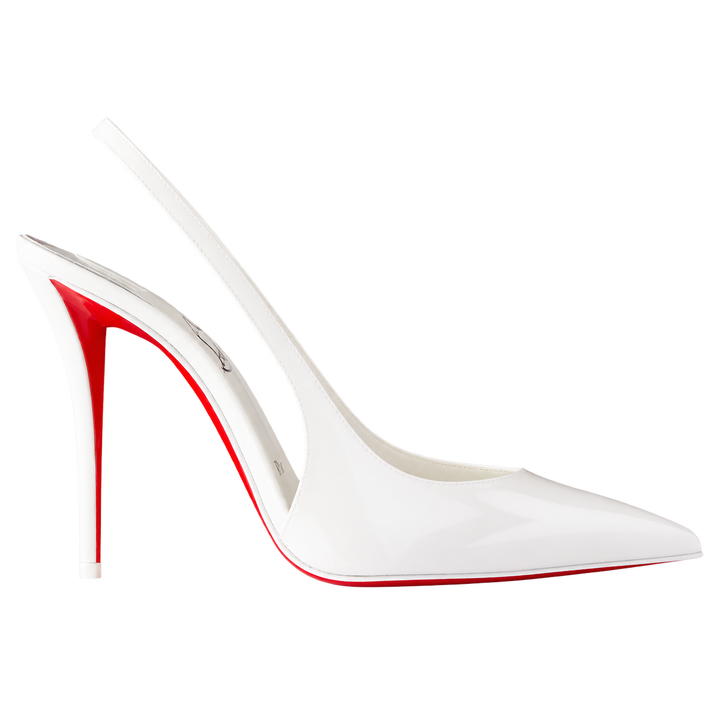 Eloise Slingback Heels - White