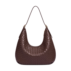 Borsa a mezzaluna intrecciata sottile