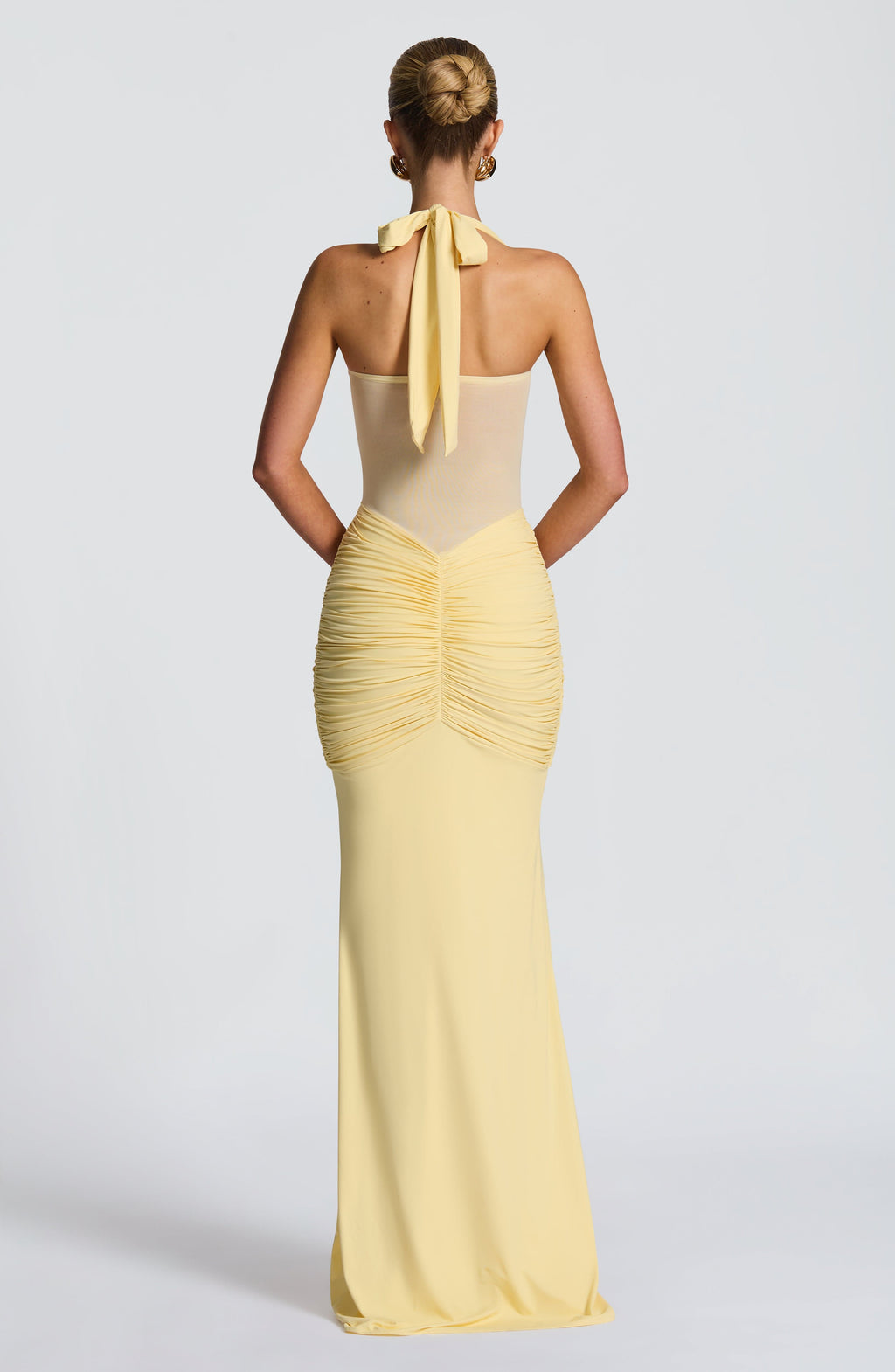 Davina • Vestido Halter Drapeado