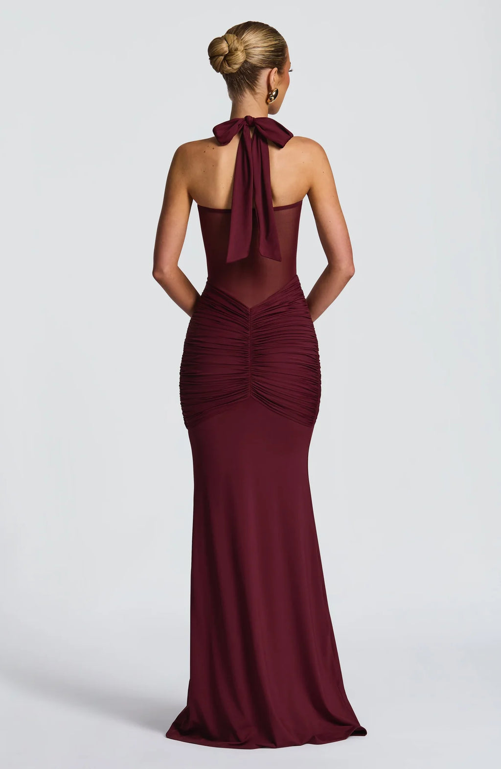 Davina • Vestido Halter Drapeado