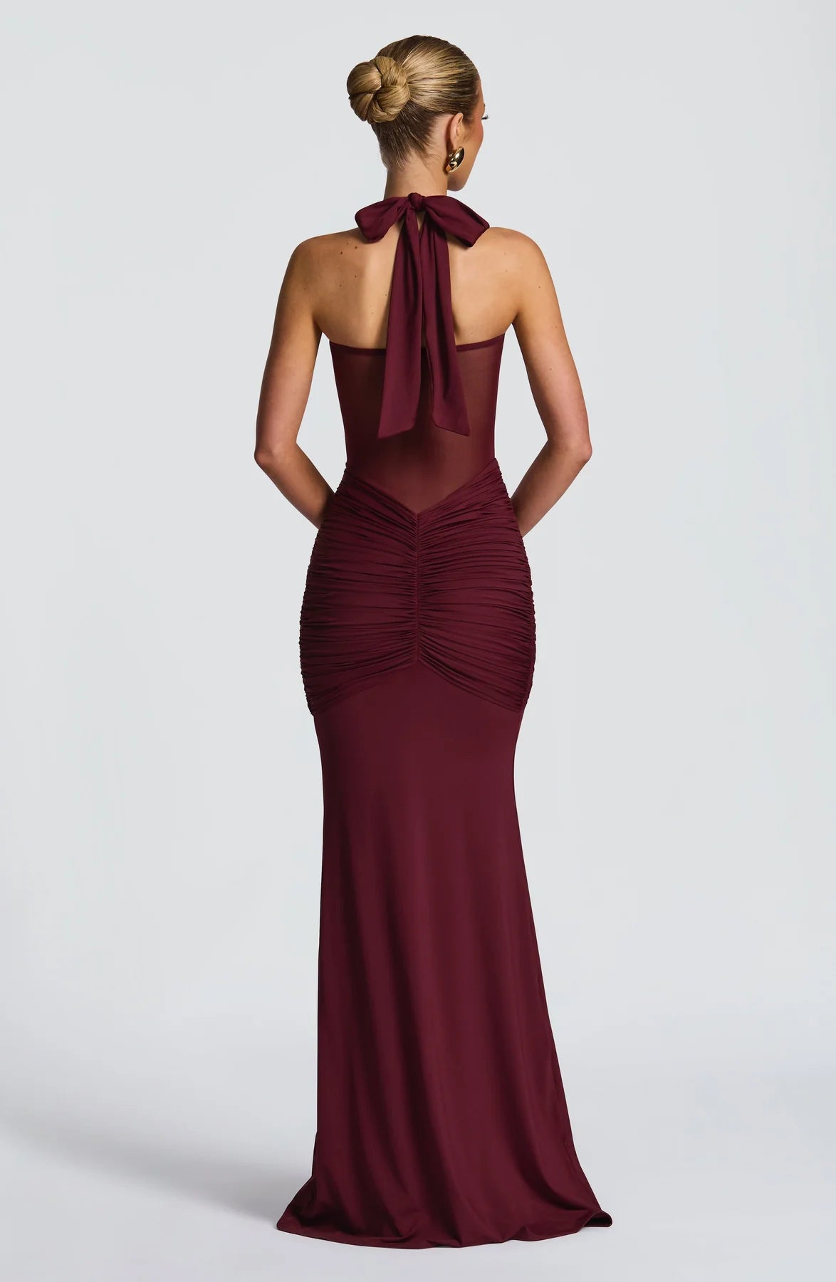Davina • Vestido Halter Drapeado